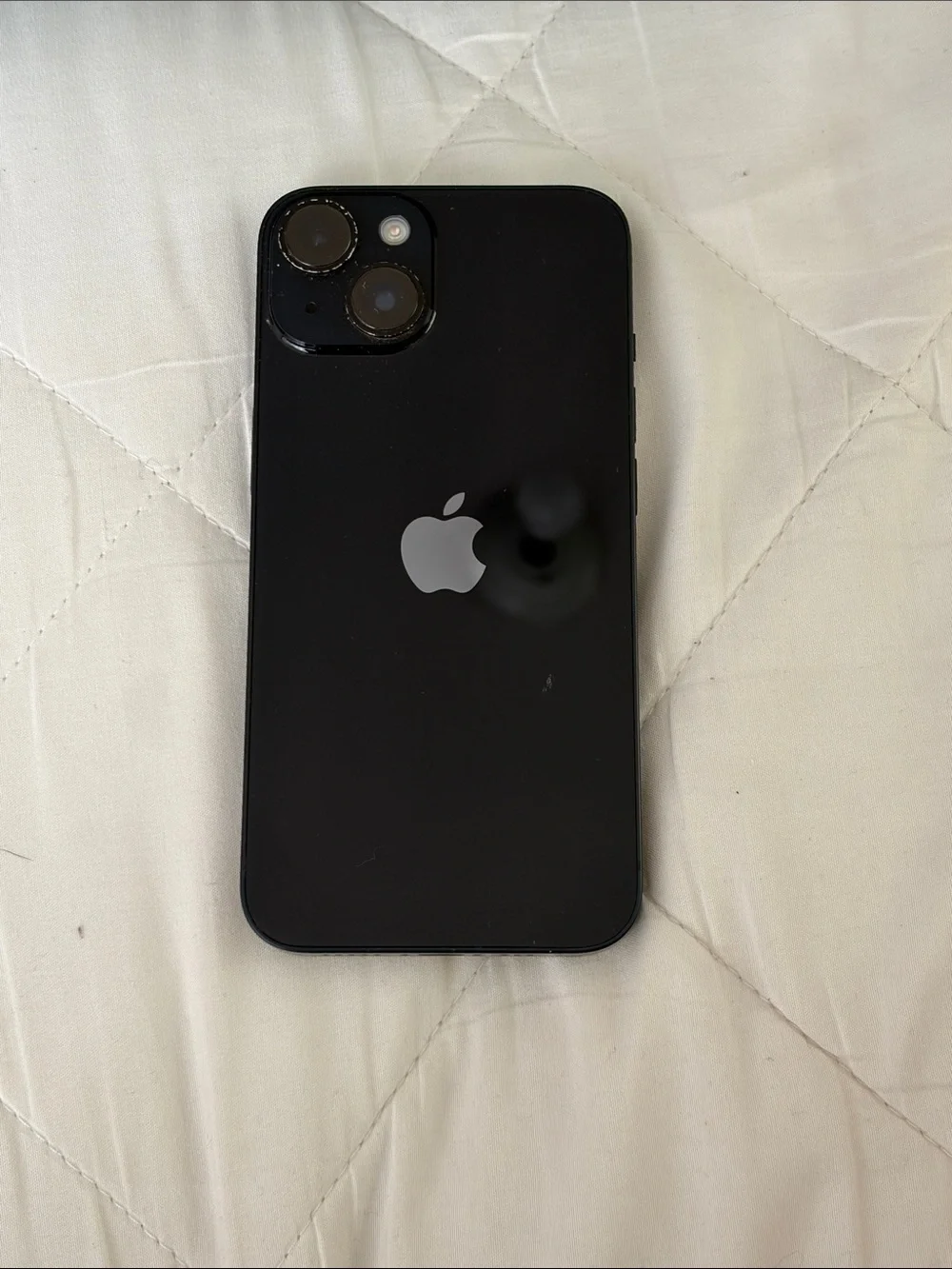 Apple Black iPhone with Dual Rear Cameras